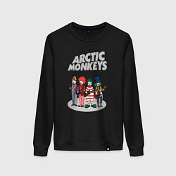 Женский свитшот Arctic Monkeys clowns