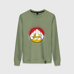 Женский свитшот Герб Осетии