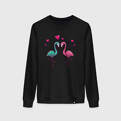 Женский свитшот Flamingo love