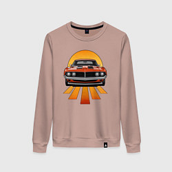 Женский свитшот Красный американский маслкар