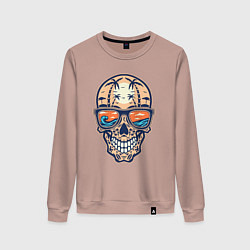 Женский свитшот Summer skull