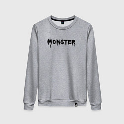 Женский свитшот Monster black