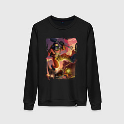 Женский свитшот Lethal Сompany: Running Fugu