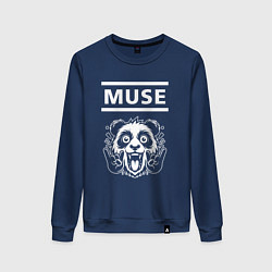 Женский свитшот Muse rock panda