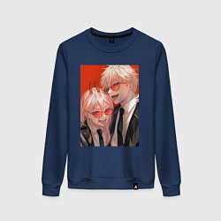 Женский свитшот Дэндзи Пауэр Человек бензопила