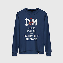 Женский свитшот DM keep calm and enjoy the silence