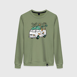 Женский свитшот Summer trip VW