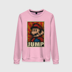 Женский свитшот Jump Mario