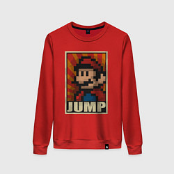 Женский свитшот Jump Mario