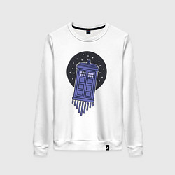 Женский свитшот Tardis fly