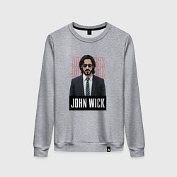 Женский свитшот Джон Уик в черных очках