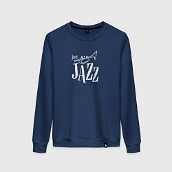 Женский свитшот Just jazz in white