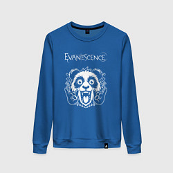 Женский свитшот Evanescence rock panda