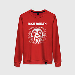 Женский свитшот Iron Maiden rock panda