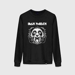 Женский свитшот Iron Maiden rock panda