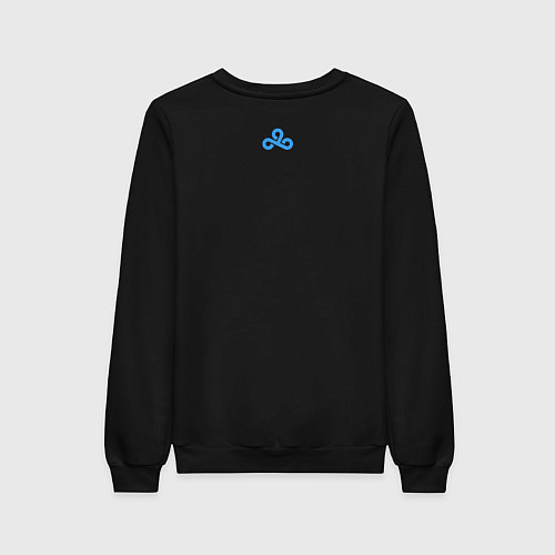 Женский свитшот Cloud9 - tecnic blue / Черный – фото 2