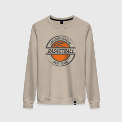 Женский свитшот Basketball best team