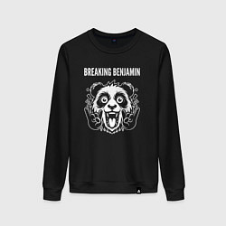 Женский свитшот Breaking Benjamin rock panda