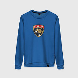 Свитшот хлопковый женский Florida Panthers NHL, цвет: синий