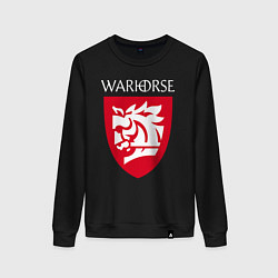 Женский свитшот Warhorse logo