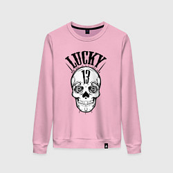 Женский свитшот Lucky skull