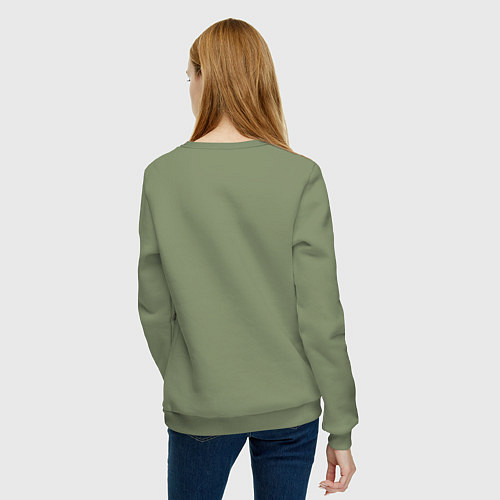 Женский свитшот Космический релакс / Авокадо – фото 4