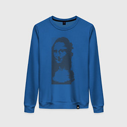 Женский свитшот Mona Lisa text