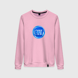 Женский свитшот FIAT logo blue