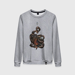 Женский свитшот Bloodborne - Тень Ярнама