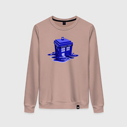 Женский свитшот Tardis ink