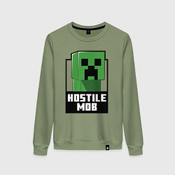 Женский свитшот Minecraft hostile mob