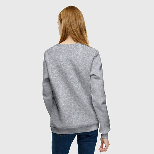 Женский свитшот Ретро самолет кукурузник и флаг подарок пилоту ден / Меланж – фото 4