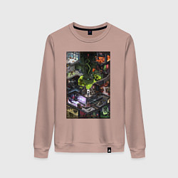 Женский свитшот Half life 1 - levels and bosses