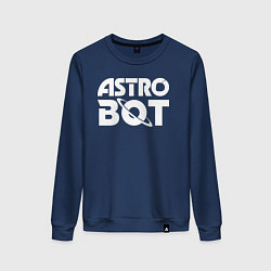 Женский свитшот Astro bot logo