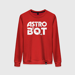 Женский свитшот Astro bot logo