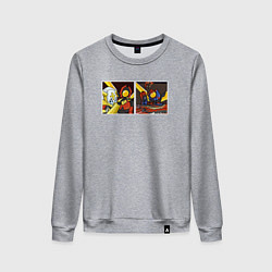 Свитшот хлопковый женский Ultrakill meme, цвет: меланж