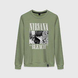 Женский свитшот Nirvana bleach black album