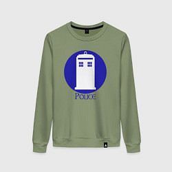 Женский свитшот Tardis police