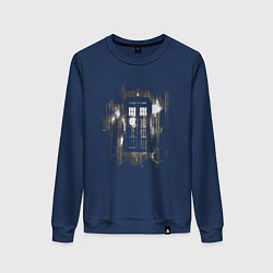 Женский свитшот Tardis grey