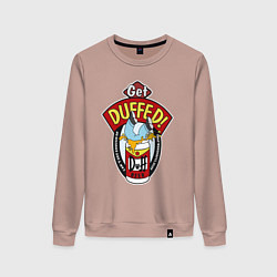 Женский свитшот Duff beer with Homer