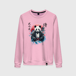 Женский свитшот Panda - bushido samurai code