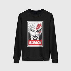 Свитшот хлопковый женский Блич, цвет: черный