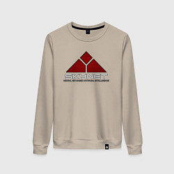 Женский свитшот Skynet - cyberdyne