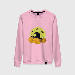 Женский свитшот Зловещие тыквы