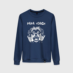 Женский свитшот Papa Roach rock dog