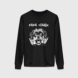 Женский свитшот Papa Roach rock dog