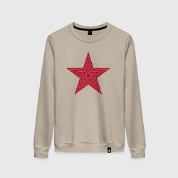 Женский свитшот USSR red star