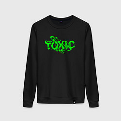 Женский свитшот Toxic text