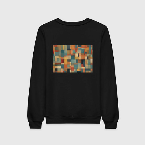 Женский свитшот Inspired by Paul Klee / Черный – фото 2