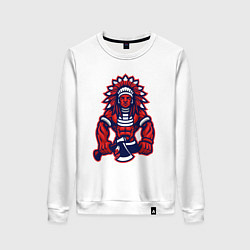 Женский свитшот Индеец с топором